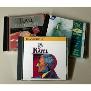 Ravel 3 CD Lot Classical Music Best Of Complete Solo Greatest Hits